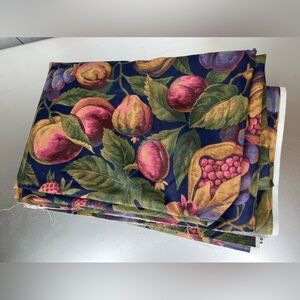 Home Collection Madison Avenue Design Soil Release Fruit Fabric Berries 57 X 68